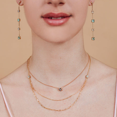 עגילים נופלים קריסטלים סברובסקי