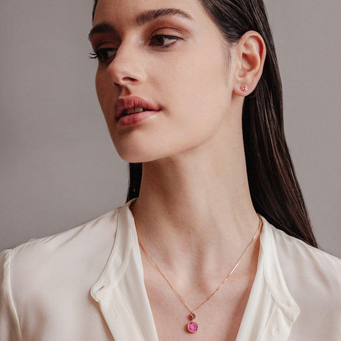 שרשרת עם קריסטל לוטוס של סברובסקי