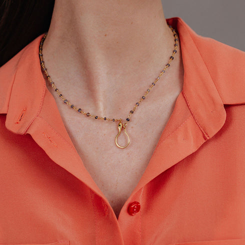 שרשרת חרוזי אמטיסט