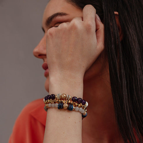 שילוב של צמידי ברוק עם צמיד המטיט