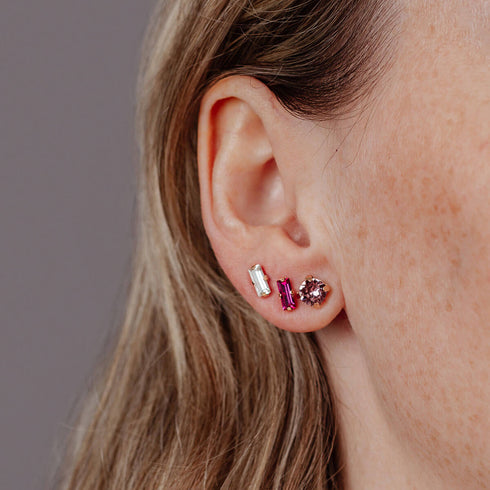 עגילי איריס בשילוב עם עגילי ספס