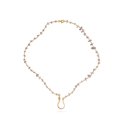 שרשרת נחש חרוזי לברדורייט