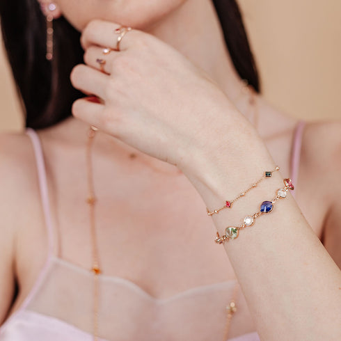 צמיד סיריס אלמנט עם קריסטלים של סברובסקי