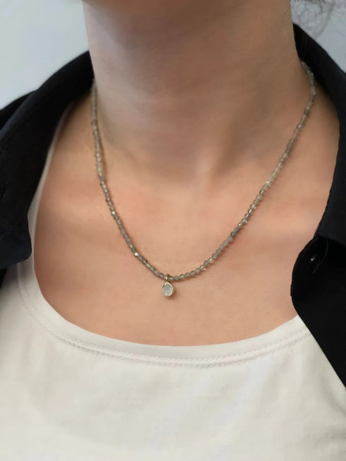 שרשרת לברדורייט דיימונד