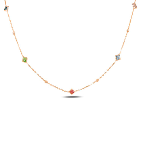 שרשרת סיריס אלמנט זהב רוז