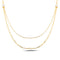 Tre gold necklace