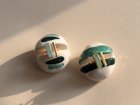 טבעת טורקיז ואקוומרין