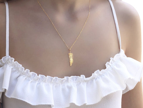 Fern necklace