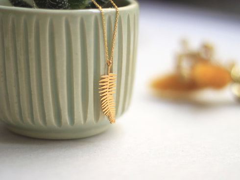 Fern necklace