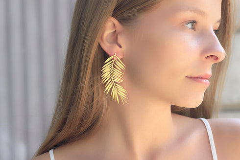 עגיל בצורת דקל