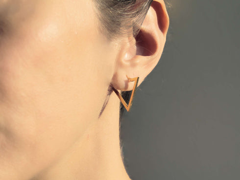 עגיל חישוק משולש